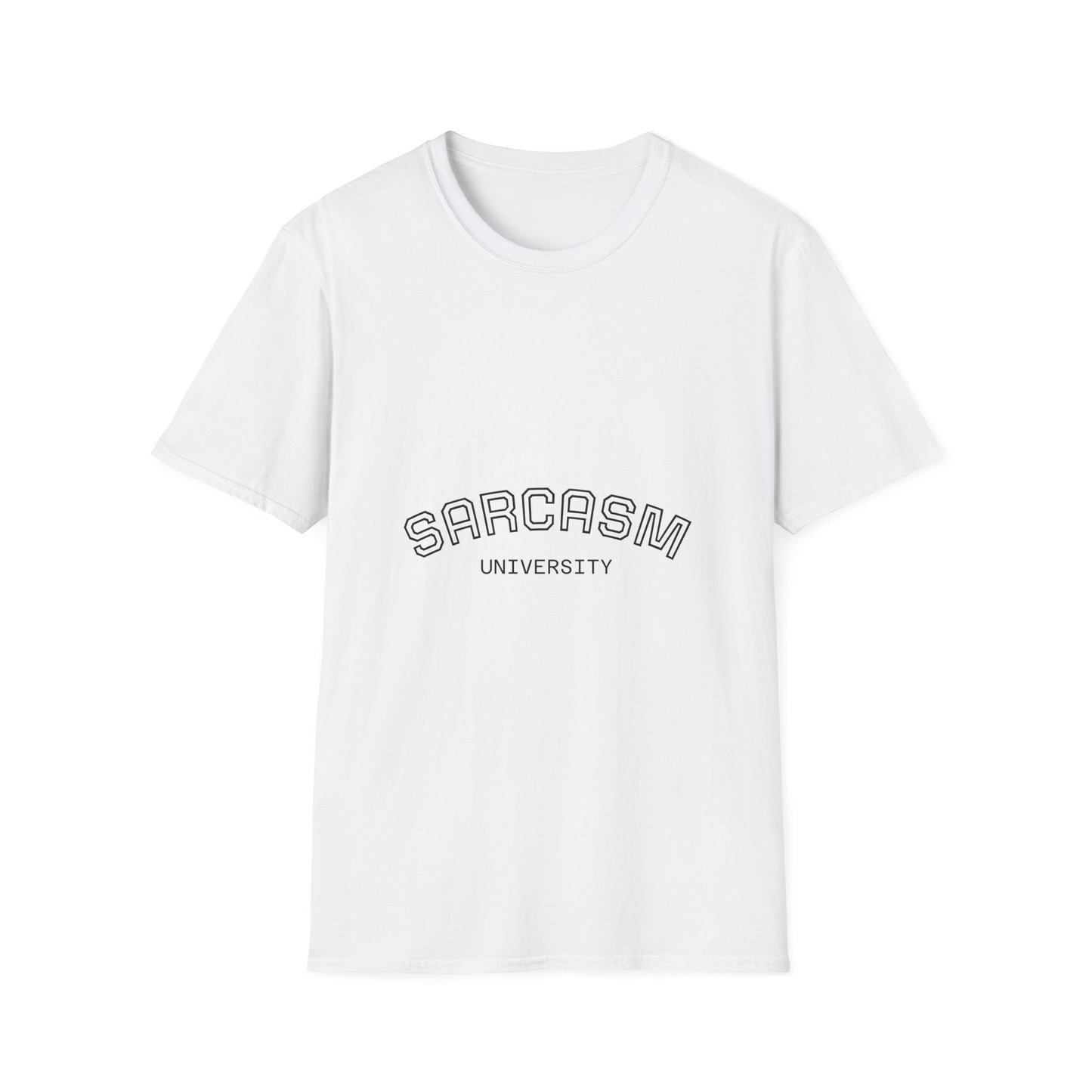 Sarcasm University T-Shirt | Surfing the Wave Tee | Funny Graphic Shirt | Unisex Casual Wear | Gift for Surfing Lovers