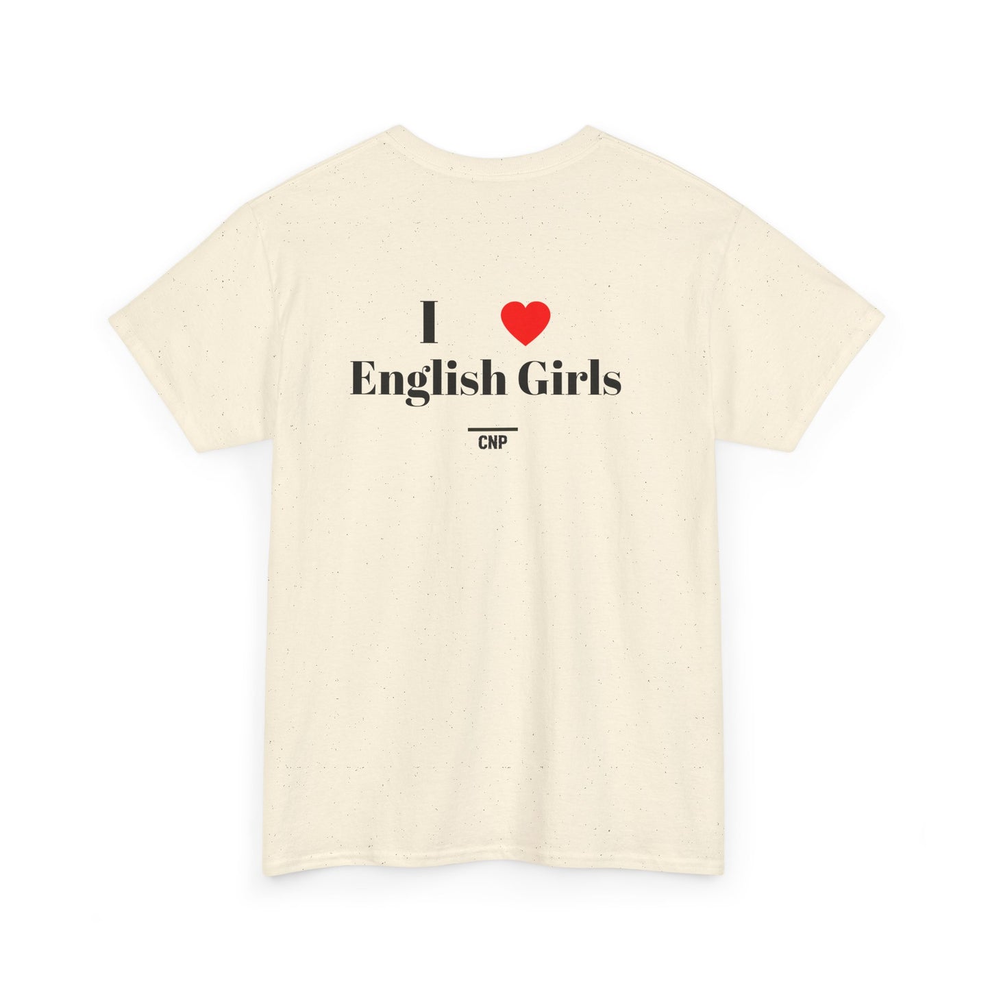 “I ❤️English Girls” Unisex Heavy Cotton Tee