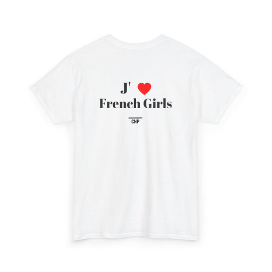 “J’❤️French Girls” Unisex Heavy Cotton Tee