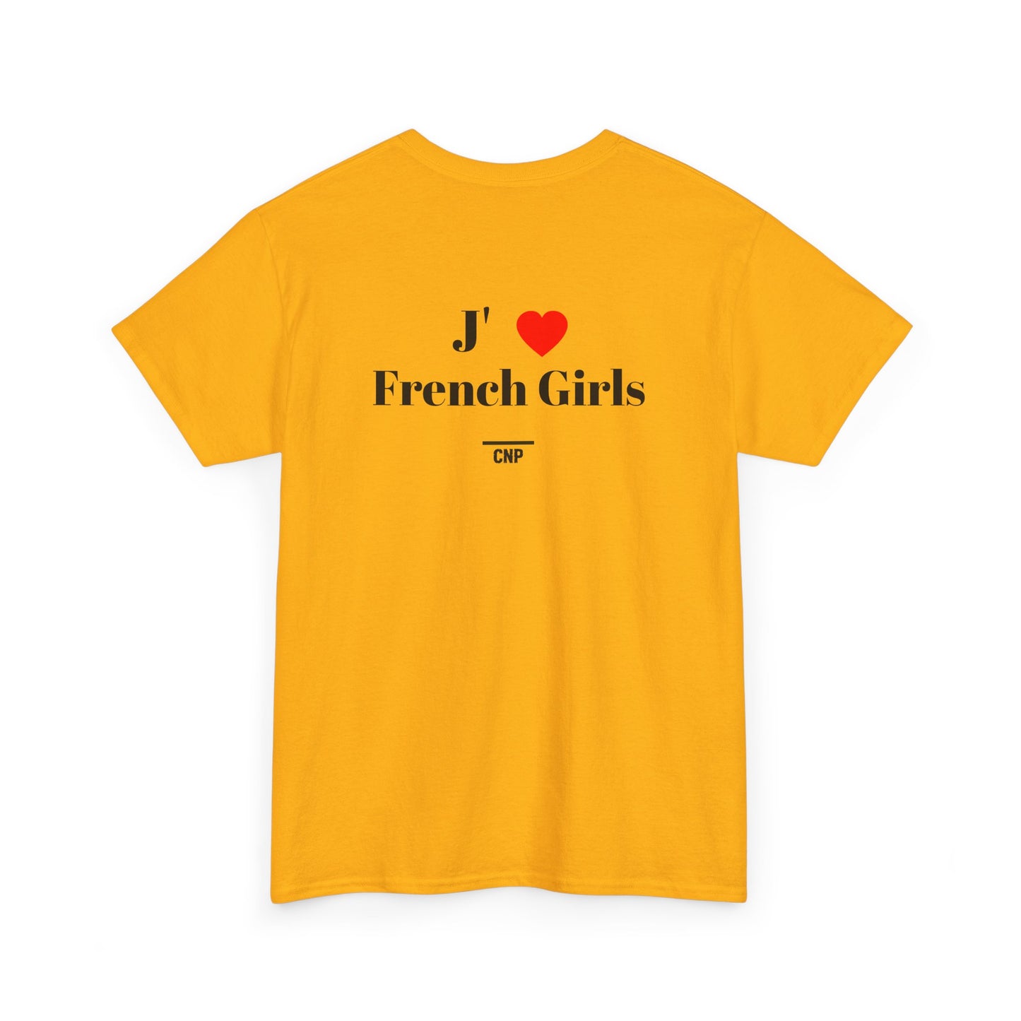 “J’❤️French Girls” Unisex Heavy Cotton Tee