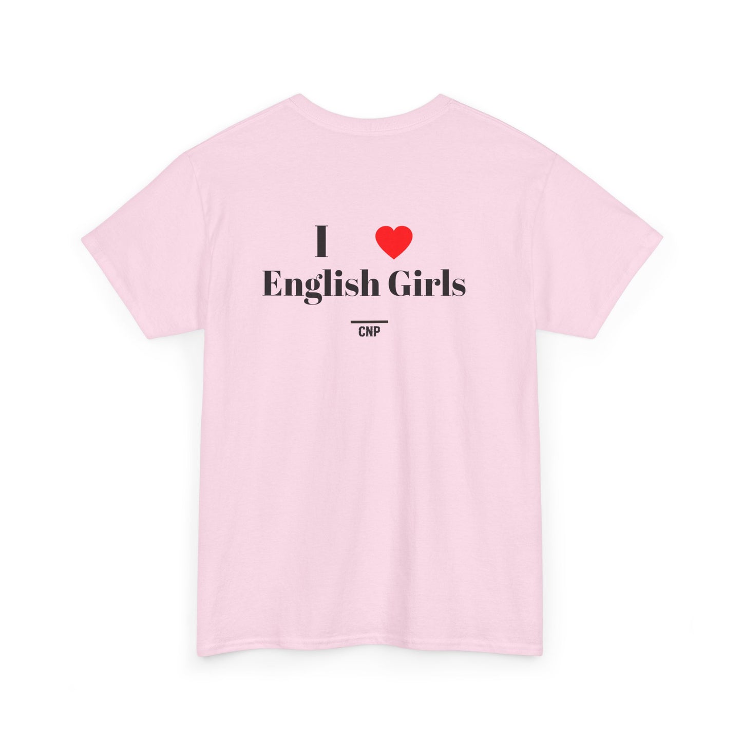 “I ❤️English Girls” Unisex Heavy Cotton Tee