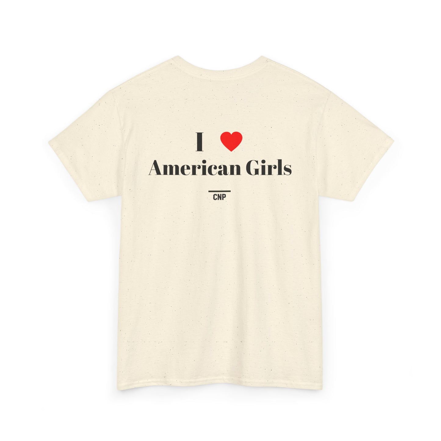 “I ❤️American Girls” Unisex Heavy Cotton Tee