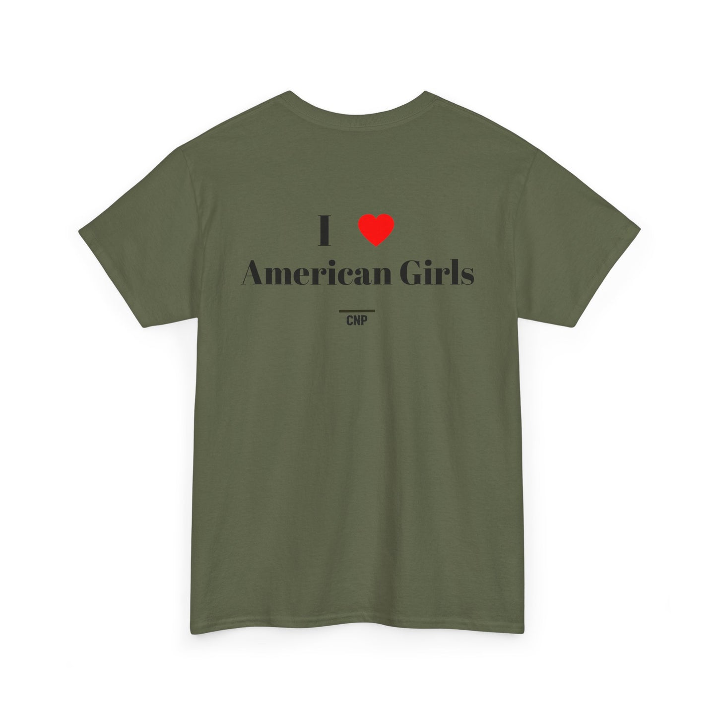 “I ❤️American Girls” Unisex Heavy Cotton Tee