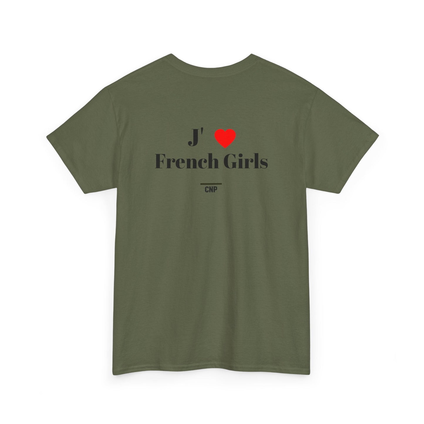 “J’❤️French Girls” Unisex Heavy Cotton Tee