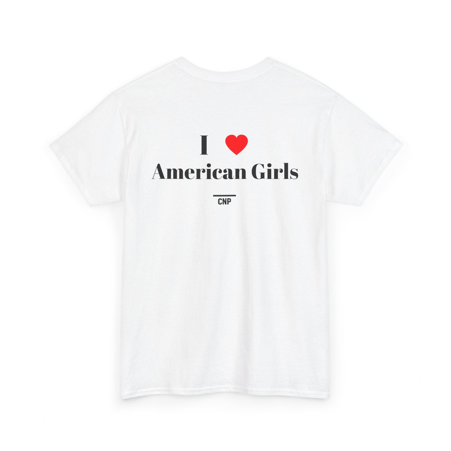 “I ❤️American Girls” Unisex Heavy Cotton Tee