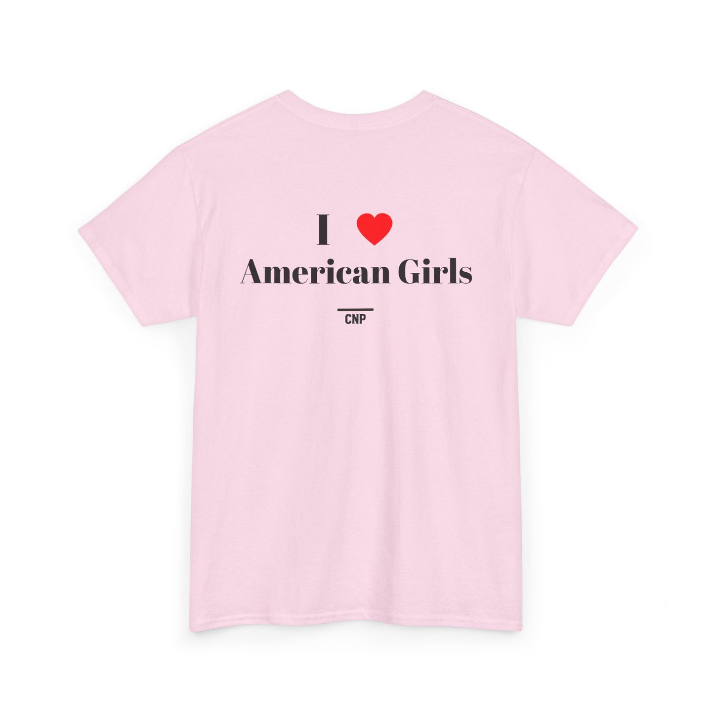 “I ❤️American Girls” Unisex Heavy Cotton Tee